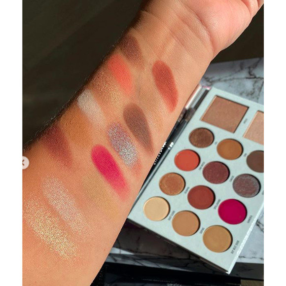 REAL Morphe X Manny Mua Glam EyeShadow Palette NIB